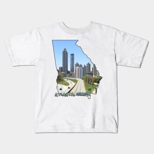 Georgia (Downtown Atlanta) Kids T-Shirt